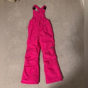 Lands' End Bright Pink Kids Overalls
